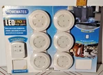 Homemates Wireless Remote Control Led Puck Lights White - New *no Batteries Read. Fixed Price $10.00.
