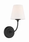 Crystorama Lighting Group 2441-OP Sylvan 13" Tall Wall Sconce Black. Fixed Price $150.00.