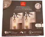 Globe 2-PACK Silver Wall Sconce. Fixed Price $19.99.