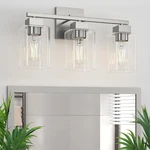 Espird Brush Nickel Bathroom Vanity - 3 Light,. Fixed Price $85.35.