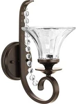 Progress Lighting Antique Bronze Vanity Sconce Fluted Glass 60W. Fixed Price $49.99.