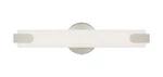 Livex Lighting 16362 Nickel Lund Single 18"W Integrated Led Bath Bar. Fixed Price $206.52.