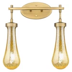 Innovations Owego 2LT 16" Bath Vanity Light, Bb/merc Glass 451-2W-BB-G451-4ME. Fixed Price $413.60.