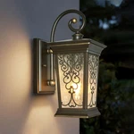 Alvime Outdoor Wall Light Fixtures, 14" Vintage Spanish Style, Oil Rubbed Bronze. Fixed Price $83.99.