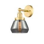 Innovations Fulton 1LT 7" Sconce, Satin Gold/plated Smoke 616-1W-SG-G173. Fixed Price $182.60.