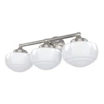Hunter Fan Company 19460 Saddle Creek Vanity Light, Brushed Nickel. Fixed Price $99.00.