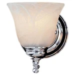 Feiss Bristol Light Inch Wall Sconce, Chrome With Alabaster Glass, VS6701-CH. Fixed Price $47.97.