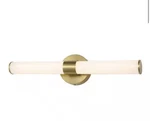 Jonathan Brooks 20.13 In. 1-LIGHT Brass Gold/white Iron Led Vanity. Fixed Price $46.99.