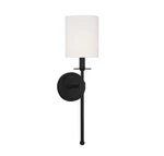 Trade Winds Fiona 1-LIGHT Wall Sconce Matte Black. Fixed Price $112.00.