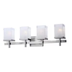 Maxim Lighting 2154LNSN Tetra 4-LIGHT 30" Wide Satin Nickel Vanity. Fixed Price $228.00.