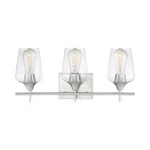 Savoy House Octave 3-LIGHT Bathroom Vanity Light, Satin Nickel 8-4030-3-SN. Fixed Price $181.90.