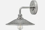 Hinkley 4360PN Rigby 1-LIGHT 10" Polished Nickel Sconce Wall W/mesh Shade. Fixed Price $39.00.