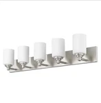 Z-lite 485-5V-BN Soledad Light 38.75 Inch Brushed Nickel Vanity Wall. Fixed Price $114.00.