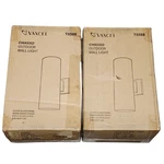 Set Of - Vaxcel Chiasso 14.25" Outdoor Wall Light, Warm Brass Cover. Fixed Price $54.95.