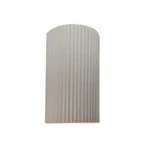 Justice Design Ambiance Large Pleated Cylinder Sconce, Bisque CER-5745-BIS. Fixed Price $149.76.