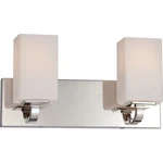Nuvo Vista Light Vanity Fixture W/ Etched Opalglass, Polished Nickel 60-5182. Fixed Price $201.99.