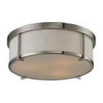 Bryant 3LT Flush Mount In Brushed NICKEL,15". Fixed Price $160.00.