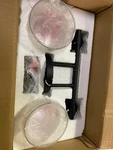 Millennium 8112-MB 2-LIGHT 15" Bathroom Vanity Light, Clear Glass, Matte Black. Fixed Price $126.99.