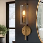 Uolfin 17 Modern Cylinder Powder Room Wall Sconce 1-LIGHT Large Brass Gold. Fixed Price $33.68.