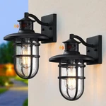2 Pack Motion Sensor Outdoor Porch Light,outside Dusk To Dawn Exterior Wall M.... Fixed Price $145.69.
