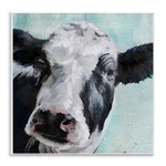 The Stupell Home D Cor Collection Gentle Farm Cow Painting Blue Wall Pla. Fixed Price $26.31.