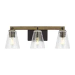 Home Decorators Westbrook 3-LIGHT Weathered Oak Rustic Farmhouse Vanity. Fixed Price $49.99.