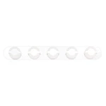 Eurofase Balewood 5-LIGHT Led Bathbar, Chrome/frosted 35666-011. Fixed Price $244.00.