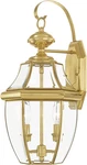 Lighting 2251-02 Monterey Outdoor Polished Brass Finish Solid Wall. Fixed Price $257.99.