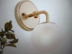 Uolfin Modern Globe Gold Wall Sconce Lighting, 1-LIGHT Bathroom Vanity. Fixed Price $42.46.