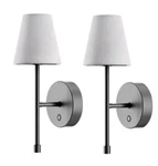 Globe Electric Rechargeable Led Wall Sconce 2 Pack Matte Black Cordless Usb. Fixed Price $19.99.