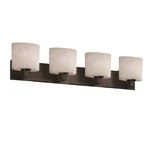 Justice Design Clouds Modular 4-LT Bath Oval Shade, Black CLD-8924-30-MBLK. Fixed Price $352.00.