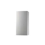 Justice Design Ambiance Lrg Rect Sconce, Open Top/bot, Bisq, Incan. Fixed Price $169.20.