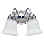 Sea Gull Brookchester 2 Light 13 Inch Bath Vanity, Chrome, 4871-05. Fixed Price $41.97.