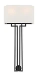 Minka Lavery 2951 Upham Estates Light 26" Tall Wall Sconce - Coal / Polished. Fixed Price $264.00.