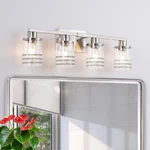 Yyt Brushed Nicekl Bathroom Light Fixtures 4 Vanity. Fixed Price $85.35.