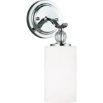 Sea Gull Englehorn 5" Light Chrome / Optic Crystal Wall Sconce, 4113401-05. Fixed Price $53.97.