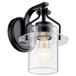 Kichler 55077 Everett 9" Tall Wall Sconce - Black. Fixed Price $35.57.