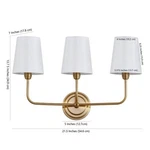 Safavieh Sawyer Three Light Wall Sconce, Reduced Price 2172742726 SCN4016A. Fixed Price $66.00.