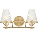 Savoy House Lighting 8-3596-2-322 Candler Bathroom Vanity Warm Brass. Fixed Price $214.00.
