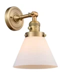 Innovations 8" 1-LIGHT Brushed Brass Wall Sconce, White Glass Shade Two Pack. Fixed Price $169.00.