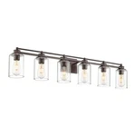 Hwh Bathroom Lighting Fixtures Over Mirror 6 Oil-rubbed Bronze Wall Van.... Fixed Price $217.40.