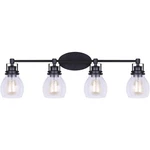Canarm Lighting IVL705A04BK Madison Bathroom Vanity Black. Fixed Price $177.41.