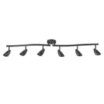 Globe Electric 59352 Grayson 6 Light 52-3/8"W Fixed Rail Ceiling. Fixed Price $81.17.