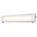 Abra Lighting 30" Frosted Flat Panel Wall, Chrome 20062WV-CH-MATRIX. Fixed Price $358.00.