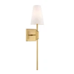 Bellevue SHWS94814 24" Tall Bathroom Sconce - Brass. Fixed Price $102.00.