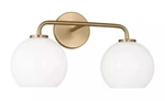 Generation Lighting Orley Bath Vanity, Satin Brass/milk 4002582-848. Fixed Price $56.88.