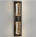 Woshitu Led Wall Light: 19 Inch Black Modern Sconces Lighting 3000K. Fixed Price $90.00.