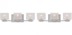 Quoizel MLD8603BN Melody Light Bath Vanity Fixture, Silver - 2 Pack. Fixed Price $529.61.