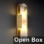 Sucelating 358-350 19.7" Brass, Natural Marble Alabaster Wall Sconce. Fixed Price $160.12.