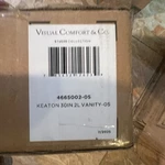Visual Comfort & Co. Keaton 2 Light 30" Wall Sconce, Chrome. Fixed Price $65.00.